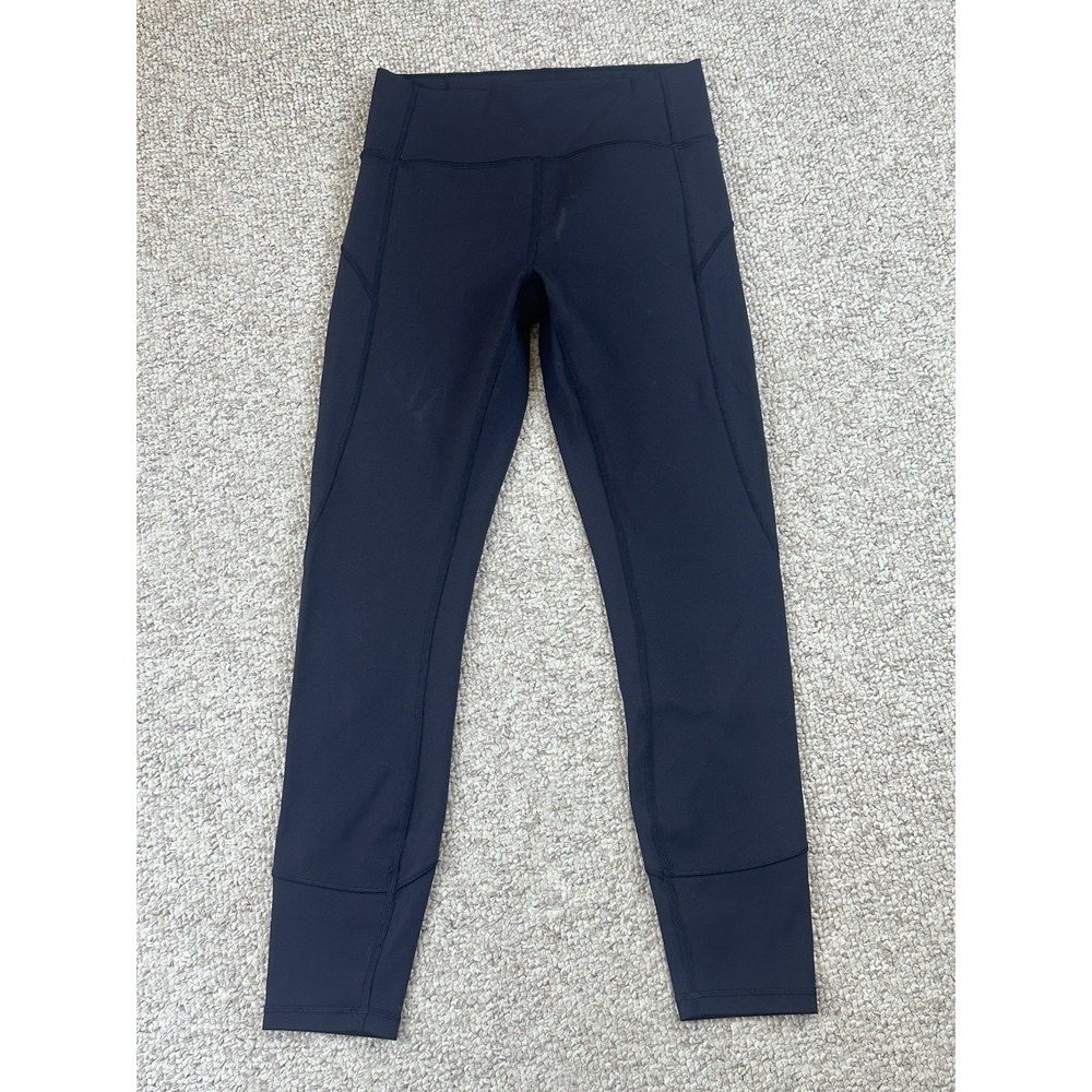 Lululemon Women's Athletic Leggings Size Small Black Gym Yoga Athleisure